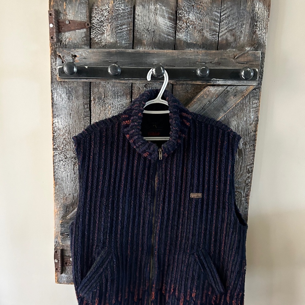 Cozy Far West Full Zipper Vest - Size Large